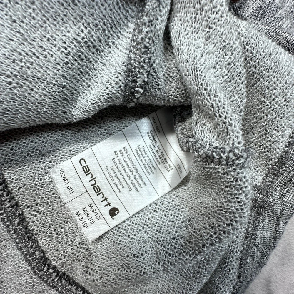 Carhartt Womens Medium 8-10 Gray Newberry Cowl Hoodie Sweatshirt Streetwear